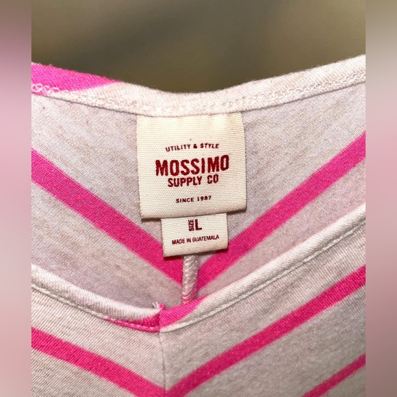 Mossimo Supply Co Brand Pink/ Sand Colored Dress Size Large - Picture 2 of 3
